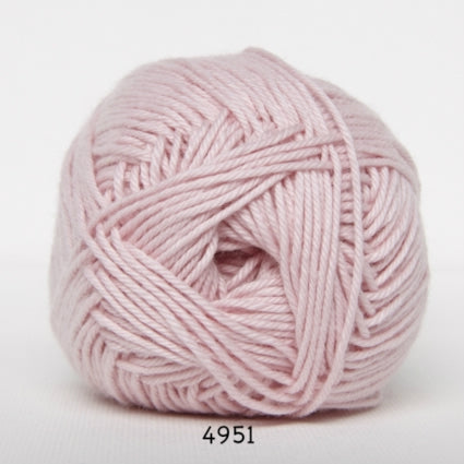 Hjerte Cotton nr. 8 Anti pilling - Rosa