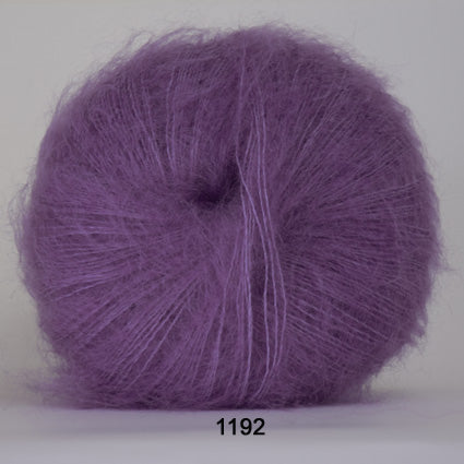 Herz Seiden-Kidmohair - Violett
