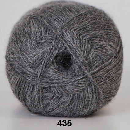 Hjerte Alpaca 400  - Grå