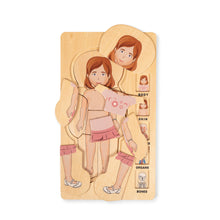 Lade das Bild in den Galerie-Viewer, MAMAMEMO My Body Puzzle - Mädchen

