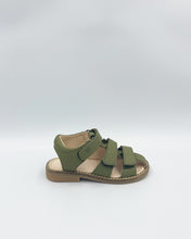 Lade das Bild in den Galerie-Viewer, Weizen Addison Ledersandale - Heather Green
