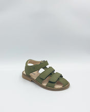 Lade das Bild in den Galerie-Viewer, Weizen Addison Ledersandale - Heather Green
