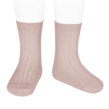 Lade das Bild in den Galerie-Viewer, Condor Rippsocken - Altrosa
