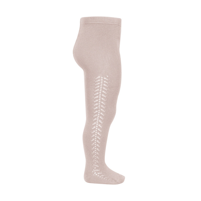 Condor Strumpfhose mit Muster - Altrosa