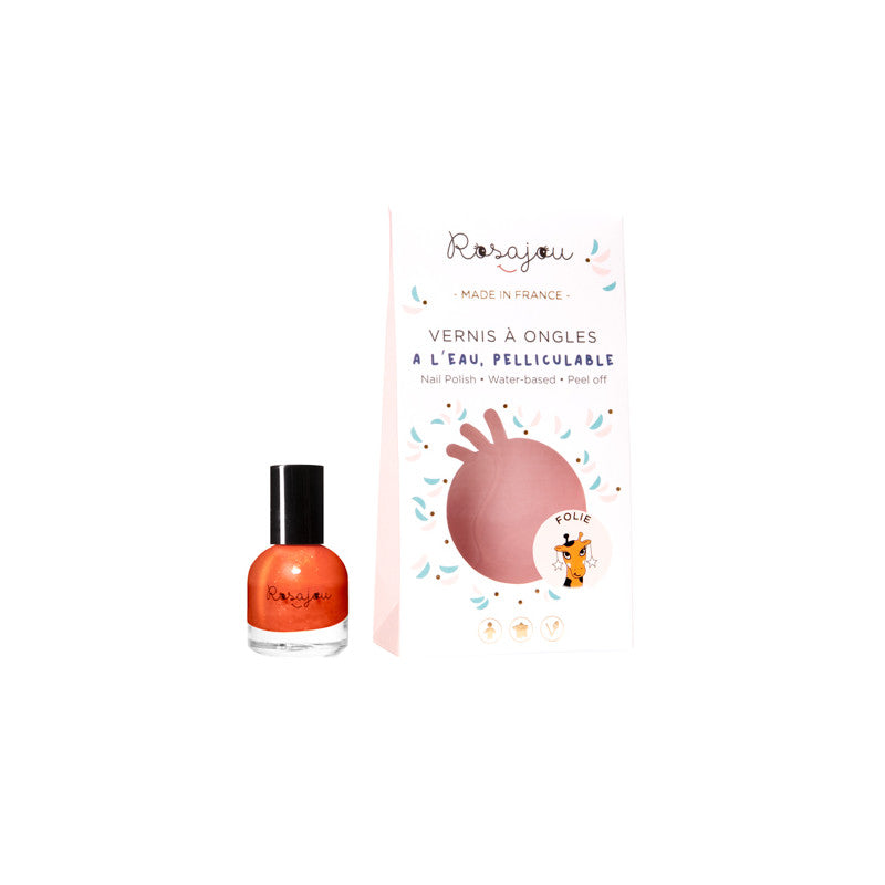 Rosajou Nagellackfolie - Orange Glitter 6ml.